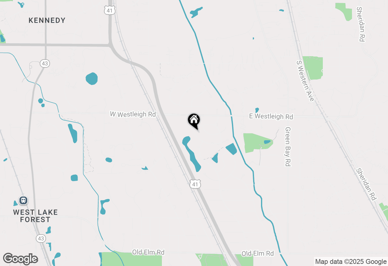 Map of 510 Buena Road, Lake Forest, IL 60045