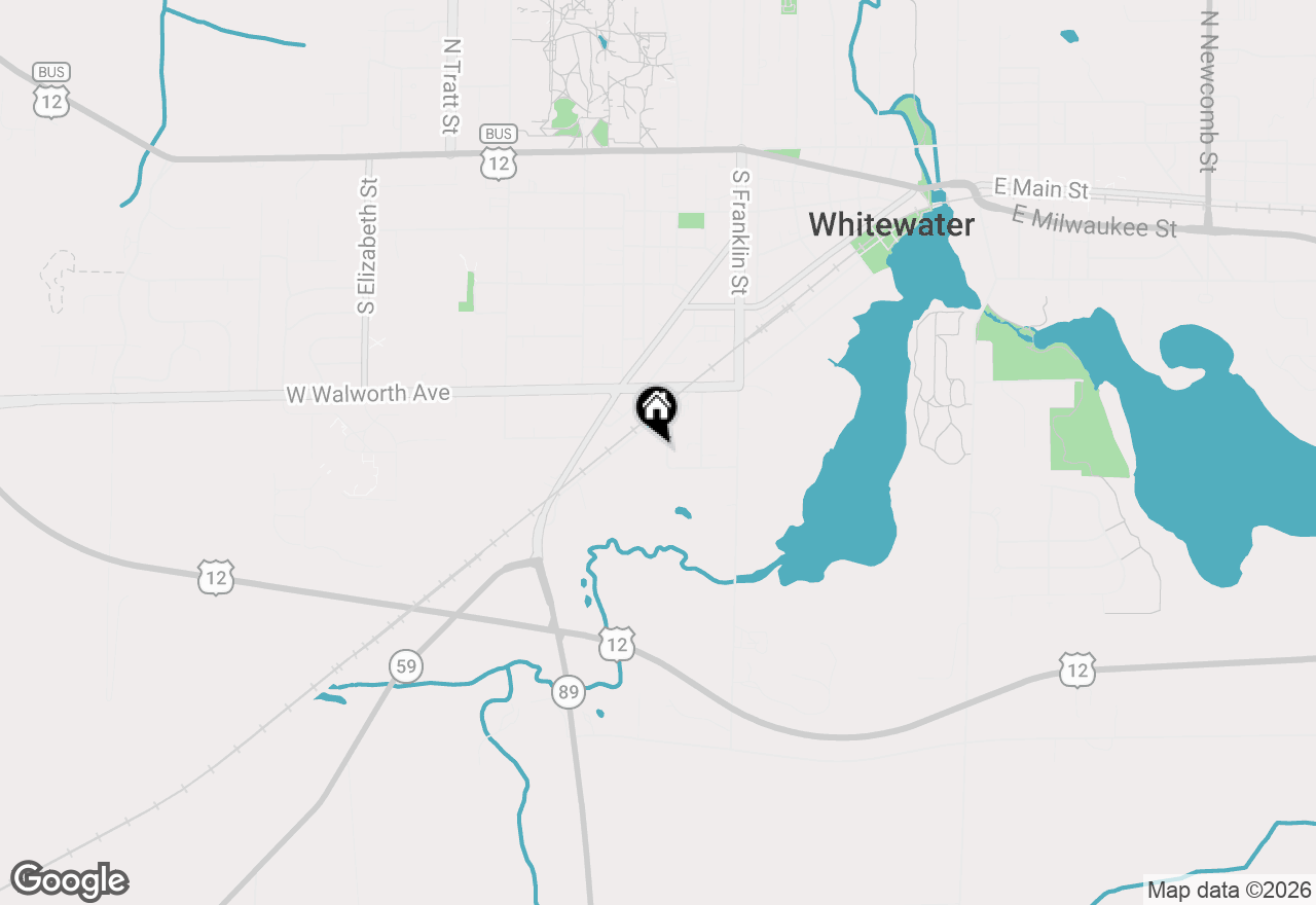 Map of 538 S Gault St, Whitewater, WI 53190