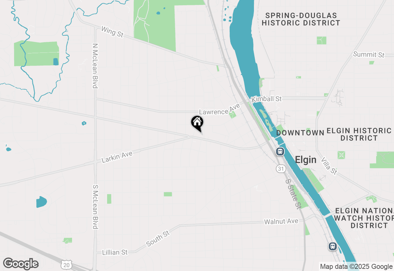 Map of 782 W Highland Avenue, Elgin, IL 60123