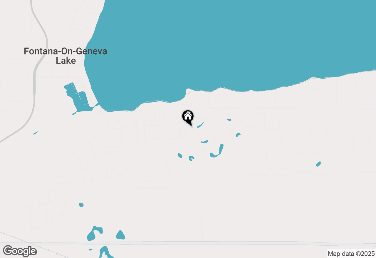 Map of 702 Country Club Dr #B, Fontana, WI 53125