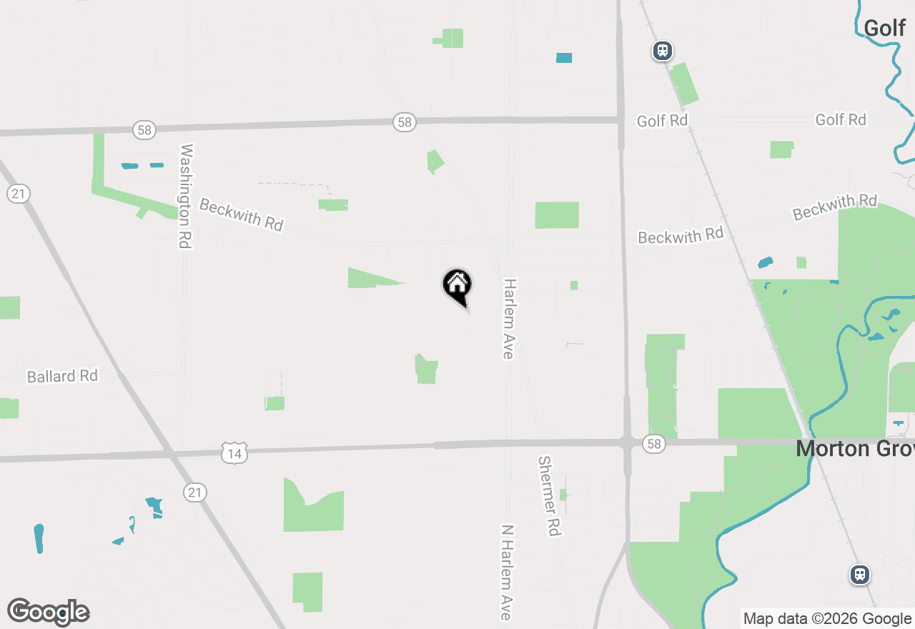 Map of 7315 Arcadia Street, Morton Grove, IL 60053