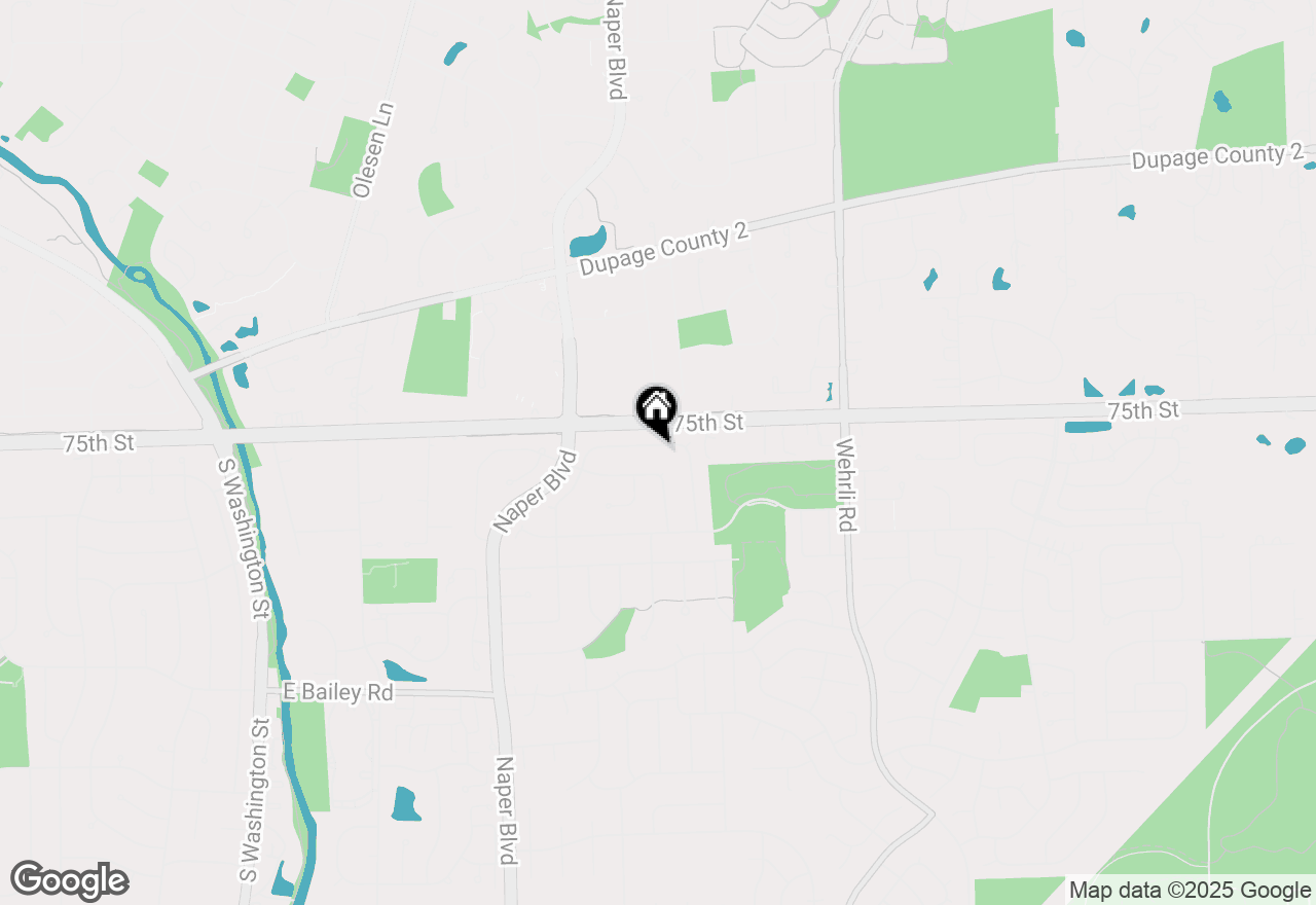 Map of 1104 Hyde Park Lane, Naperville, IL 60565