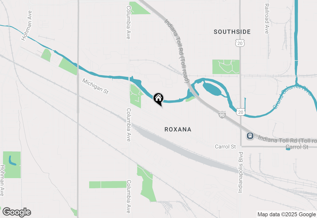 Map of 5428 Chestnut Avenue, Hammond, IN 46320