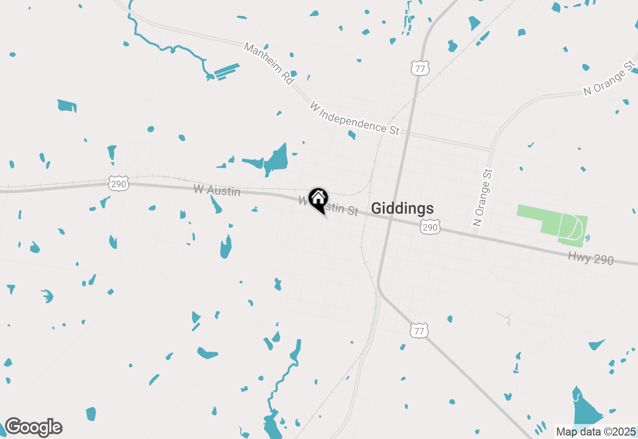 Map of 698 W Hempstead St, Giddings, TX 78942