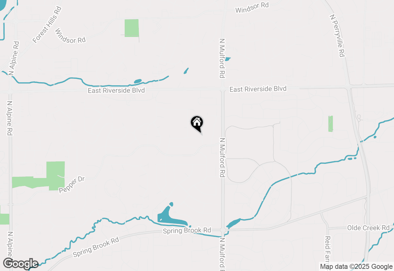 Map of 5822 Vineyard Lane, Rockford, IL 61114