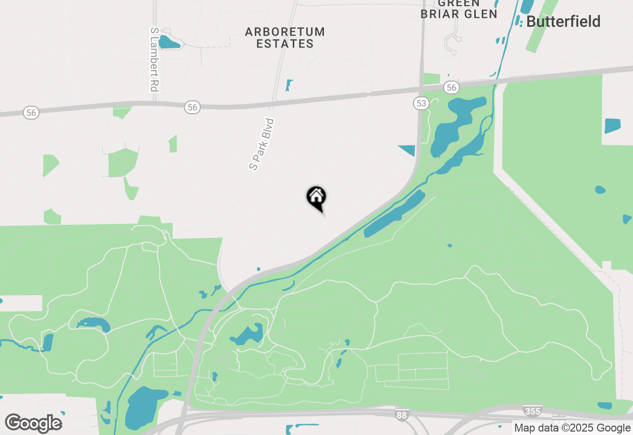 Map of 22W417 Tamarack Drive, Glen Ellyn, IL 60137