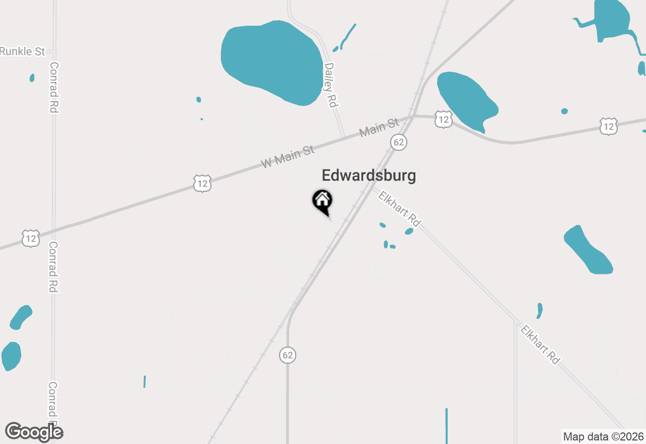 Map of 69218 Center Street, Edwardsburg, MI 49112