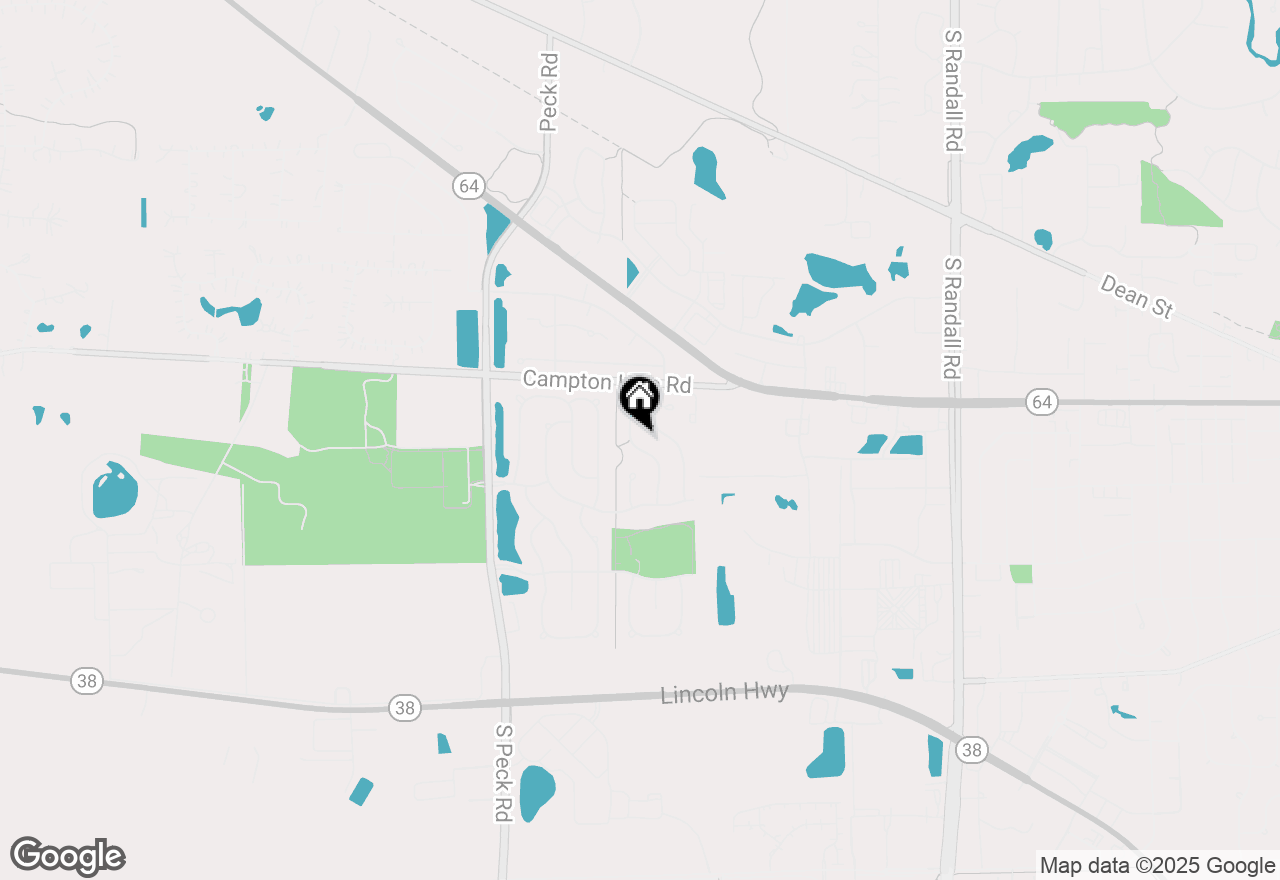 Map of 262 Grand Ridge Road, St. Charles, IL 60175