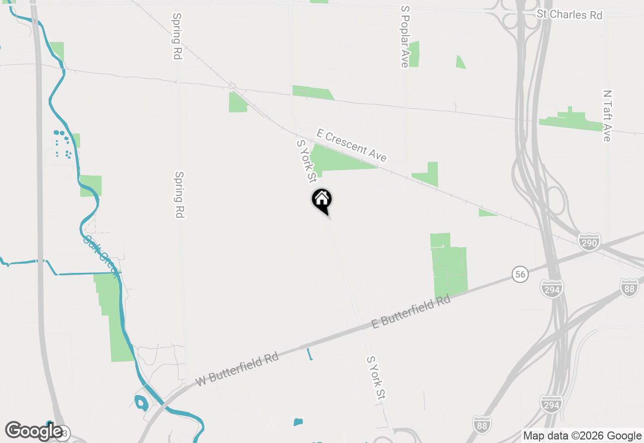 Map of 155 E Madison Street, Elmhurst, IL 60126