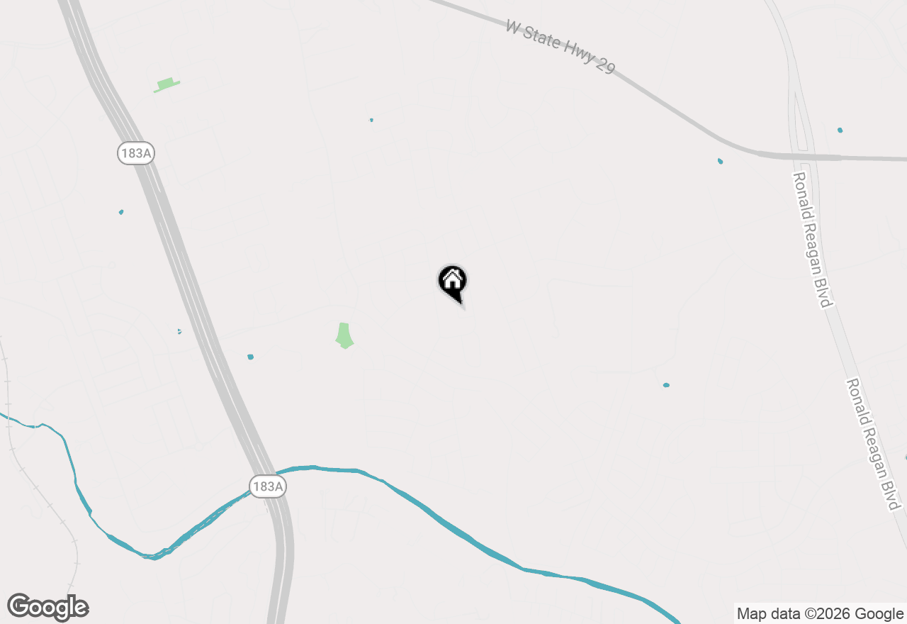 Map of 148 Shearwater Ln, Leander, TX 78641