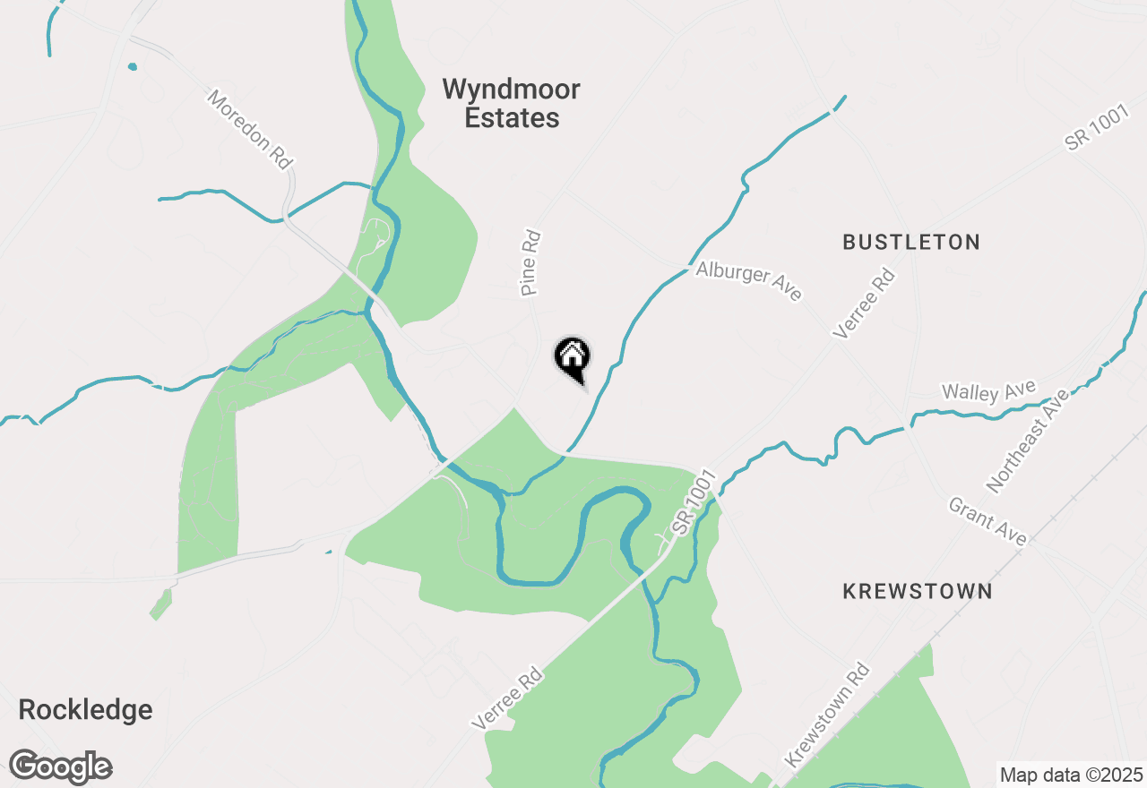 Map of 9016 Cargill Lane, Philadelphia, PA 19115