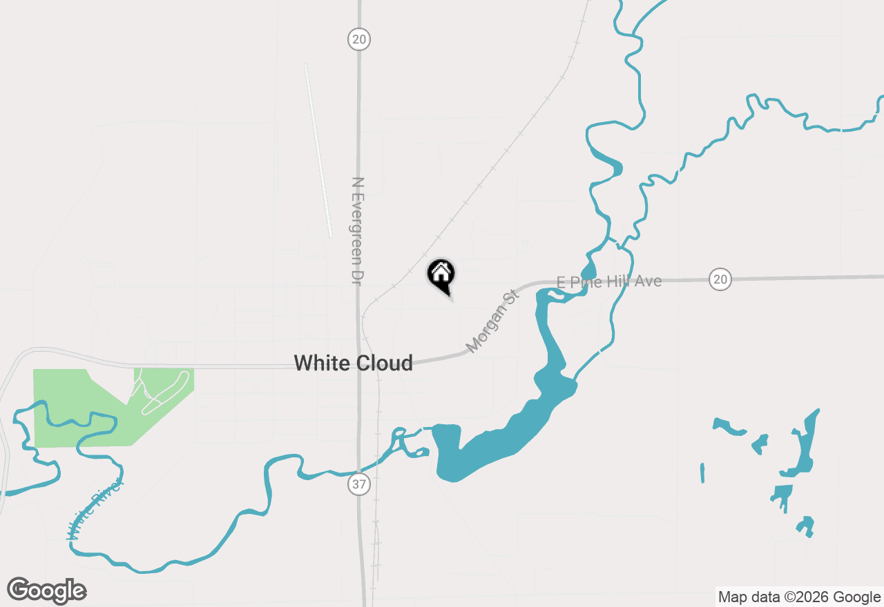 Map of 1403 Swain Street, White Cloud, MI 49349