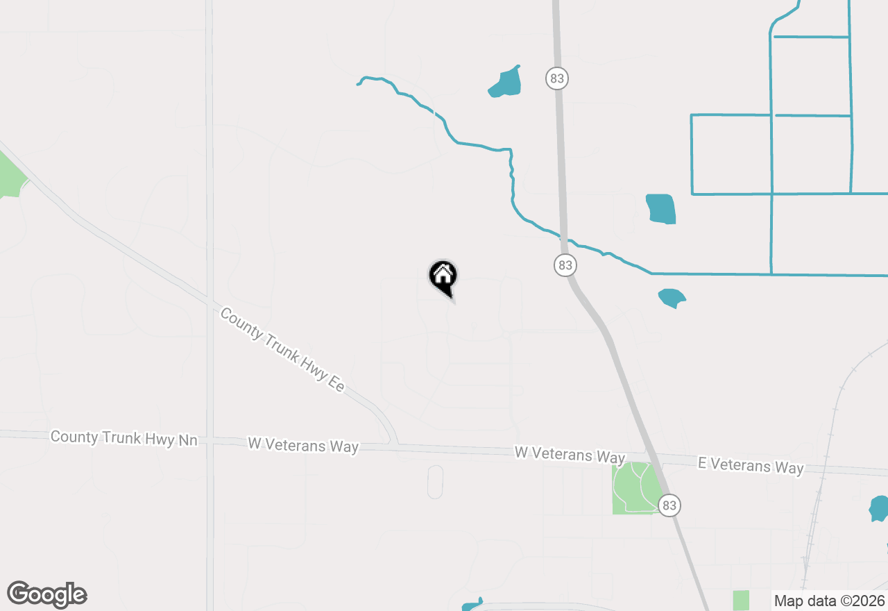 Map of 1311 Rosewood Dr #LT86, Mukwonago, WI 53149