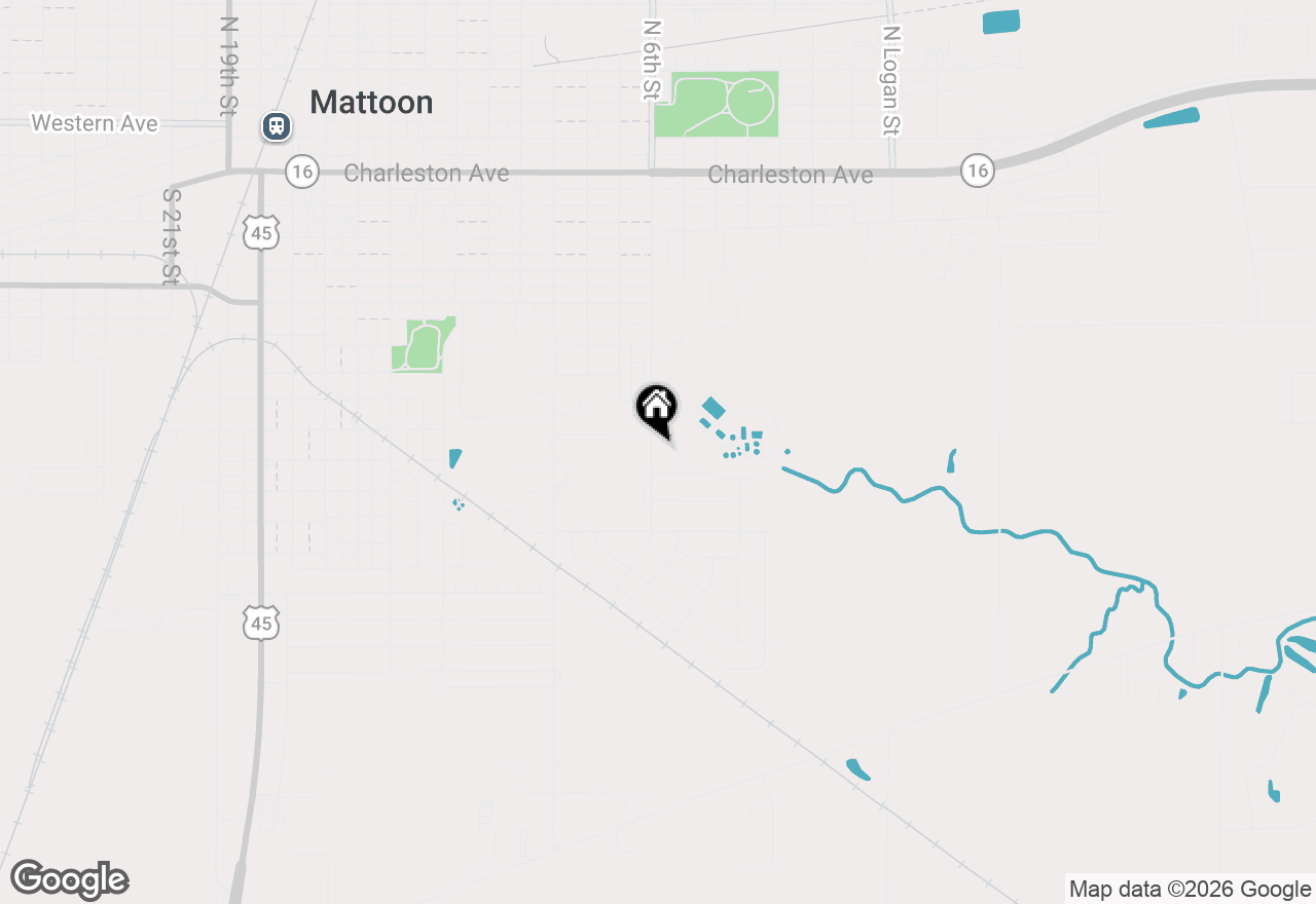 Map of 1012 S 6th Street, Mattoon, IL 61938