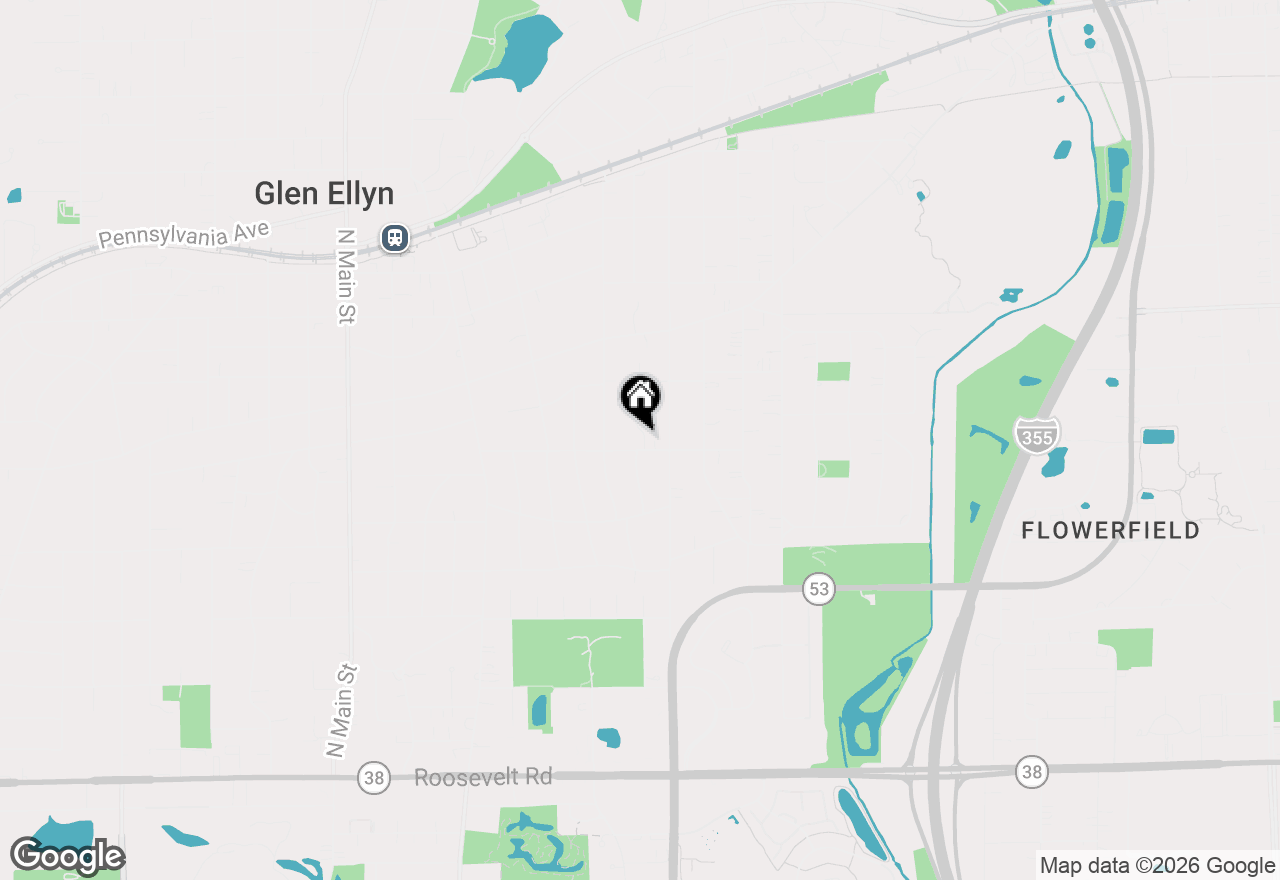 Map of 798 Highview Avenue, Glen Ellyn, IL 60137