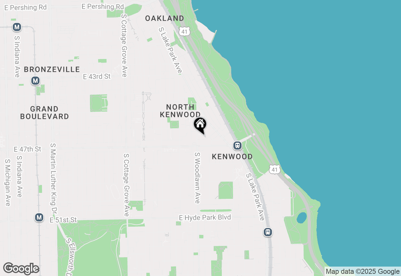 Map of 1203 - 1221 East on 46th Street