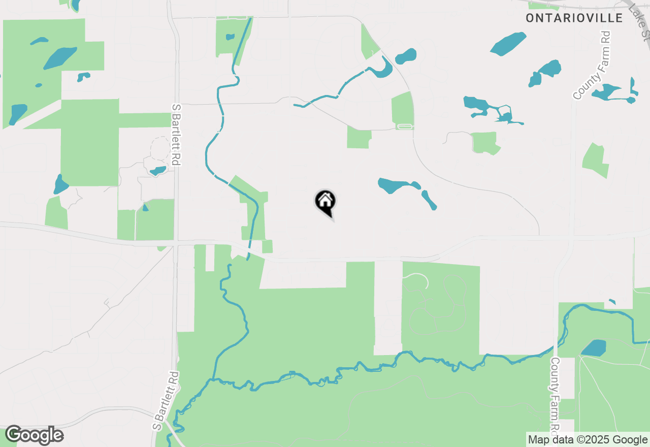 Map of 957 Grant Street, Bartlett, IL 60103