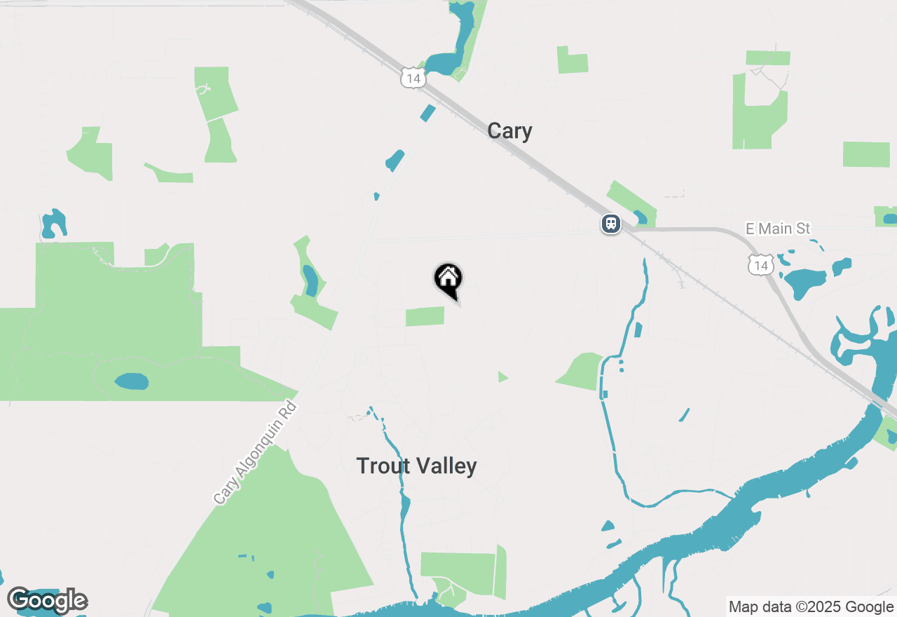 Map of 201 S Wulff Street, Cary, IL 60013
