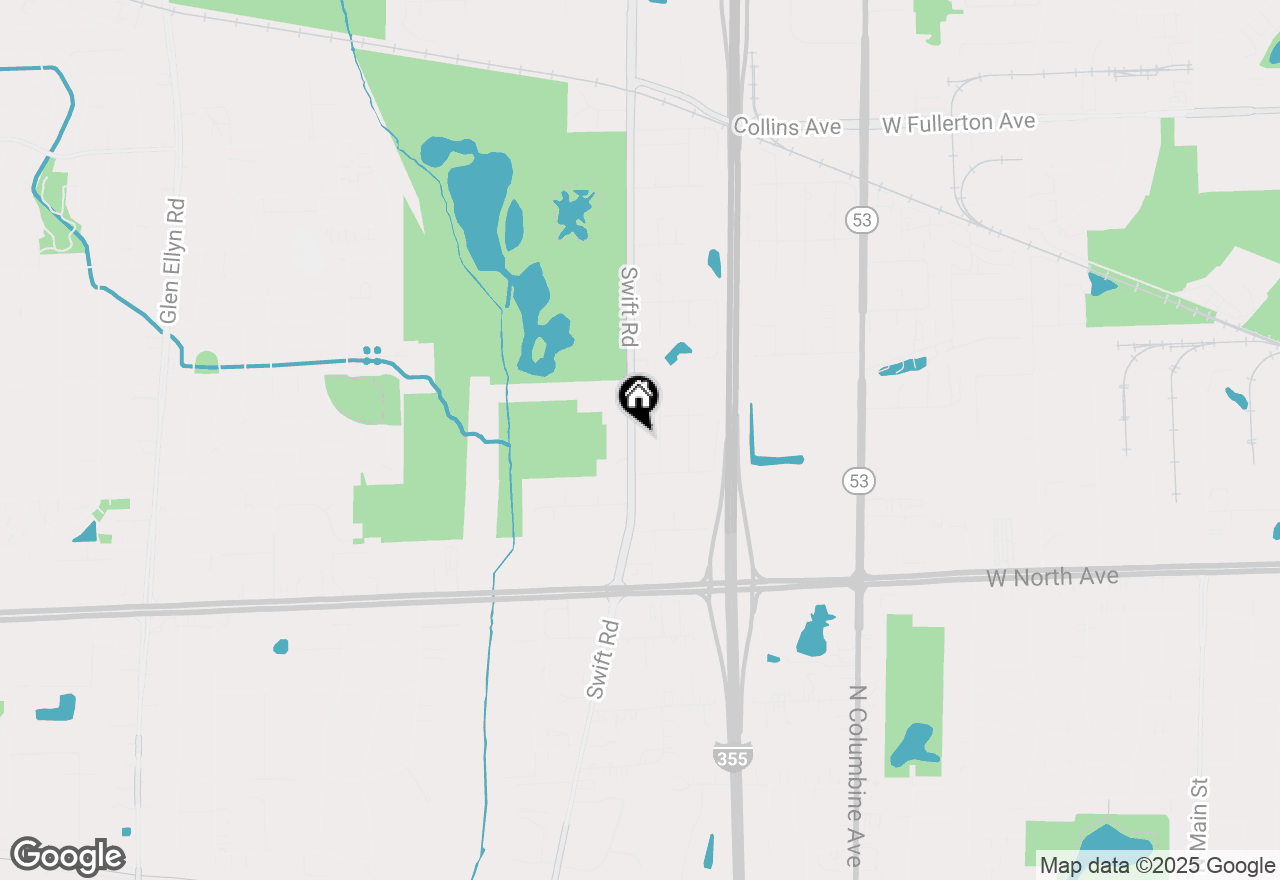 Map of 2N253 Swift Road, Lombard, IL 60148