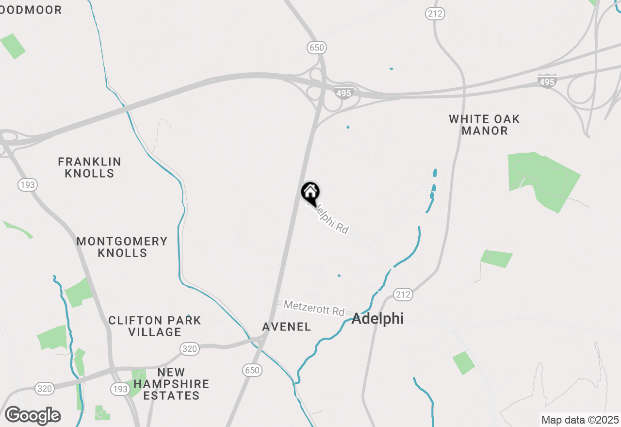 Map of 9405 Sierra Street, Silver Spring, MD 20903