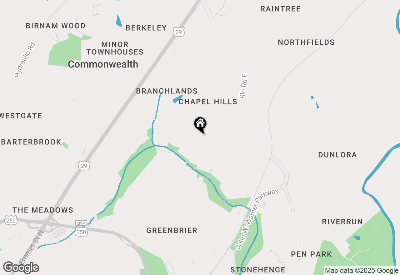 Map of 101 Marie Pl, Charlottesville, VA 22901