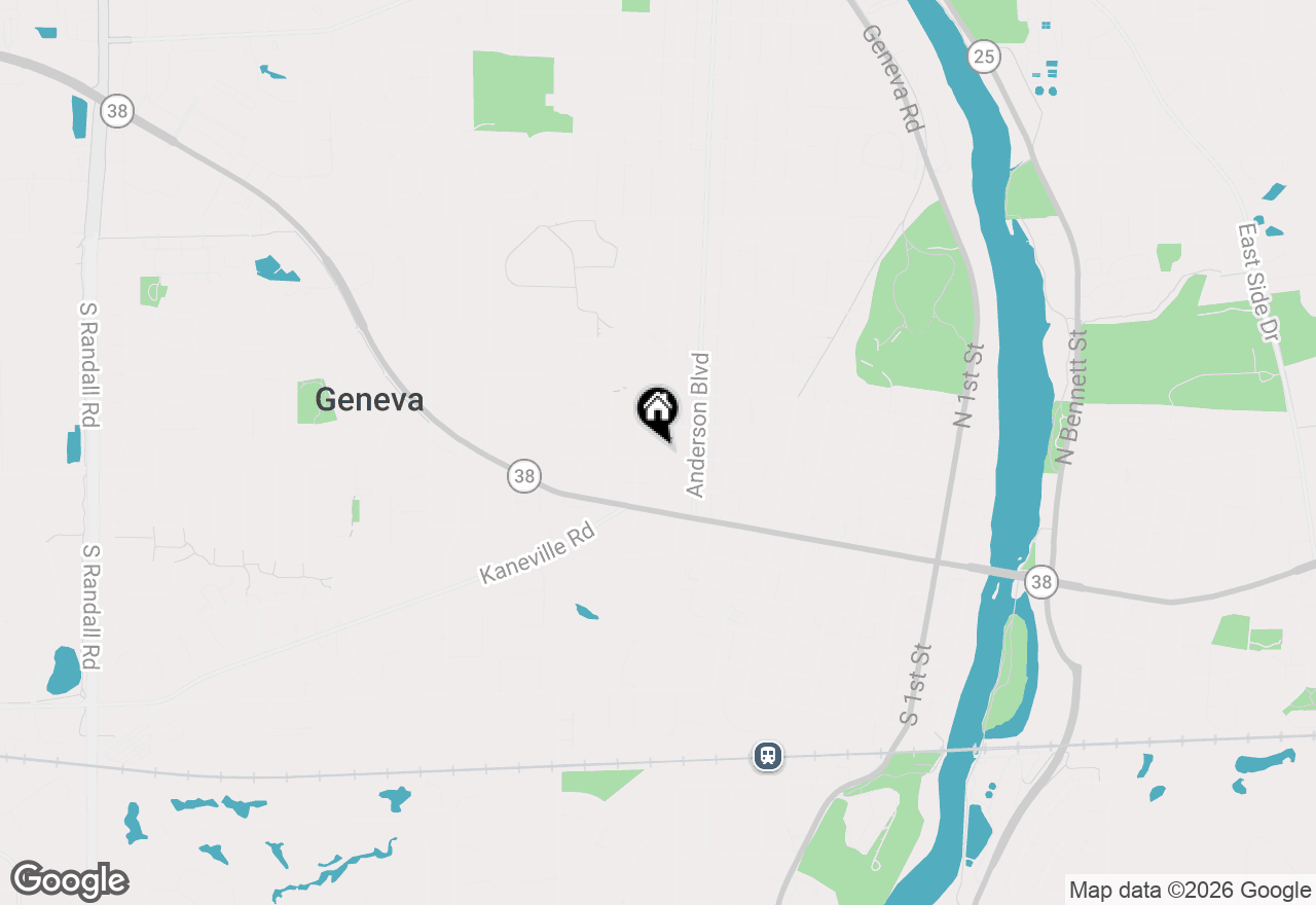 Map of 1001 Peyton Street, Geneva, IL 60134