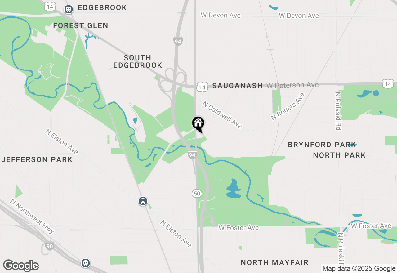 Map of 5715 N Cicero Avenue #2, Chicago, IL 60646