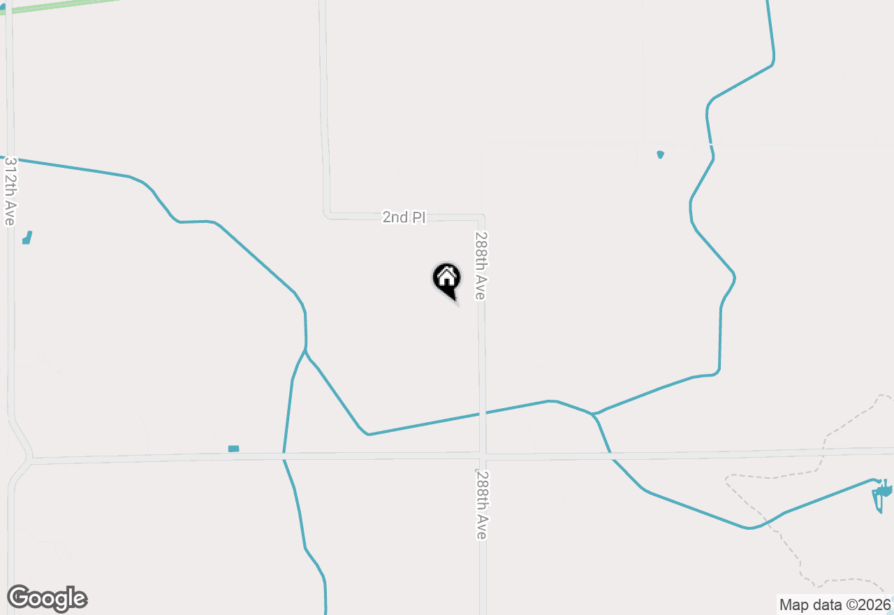 Map of 444 288th Ave, Burlington, WI 53105