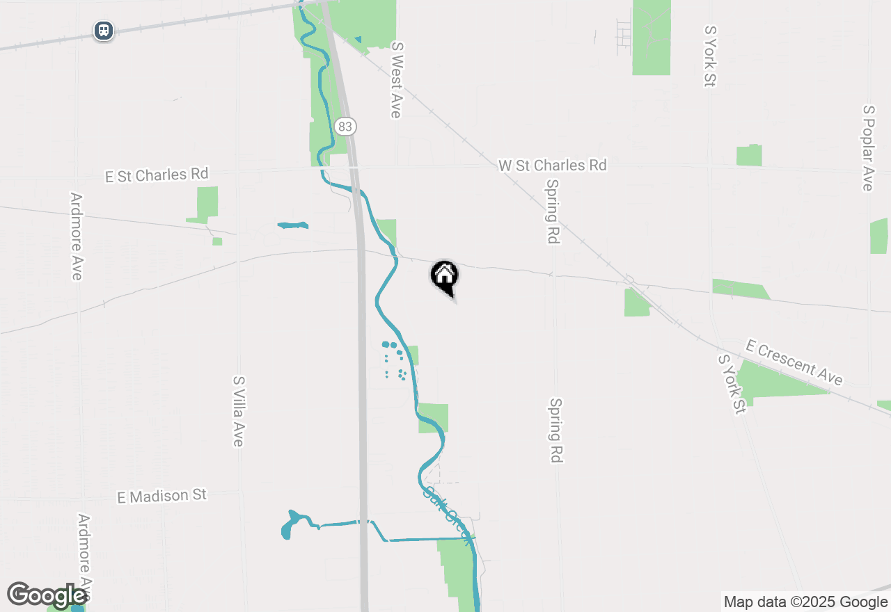 Map of 444 W Montrose Avenue, Elmhurst, IL 60126