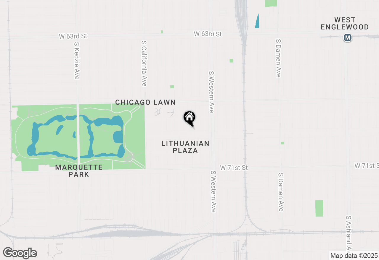 Map of 6843 S Maplewood Avenue, Chicago, IL 60629