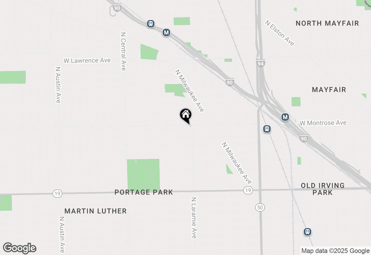 Map of 5221 W Montrose Avenue, Chicago, IL 60641