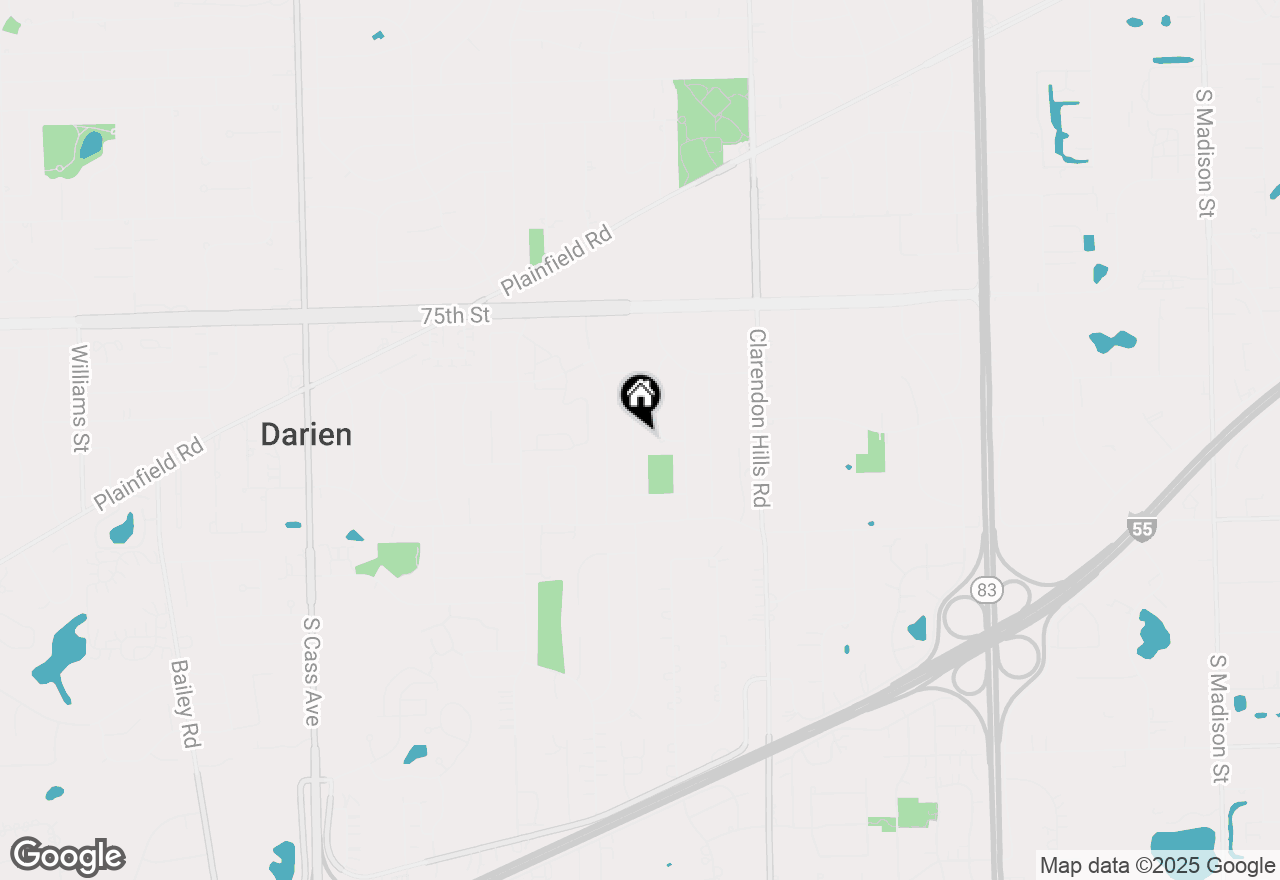 Map of 7717 Sawyer Road, Darien, IL 60561