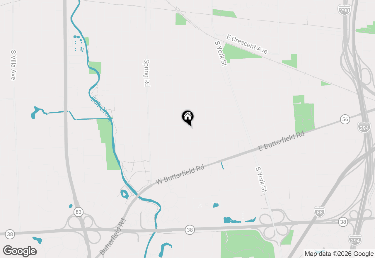 Map of 878 S Parkside Avenue, Elmhurst, IL 60126