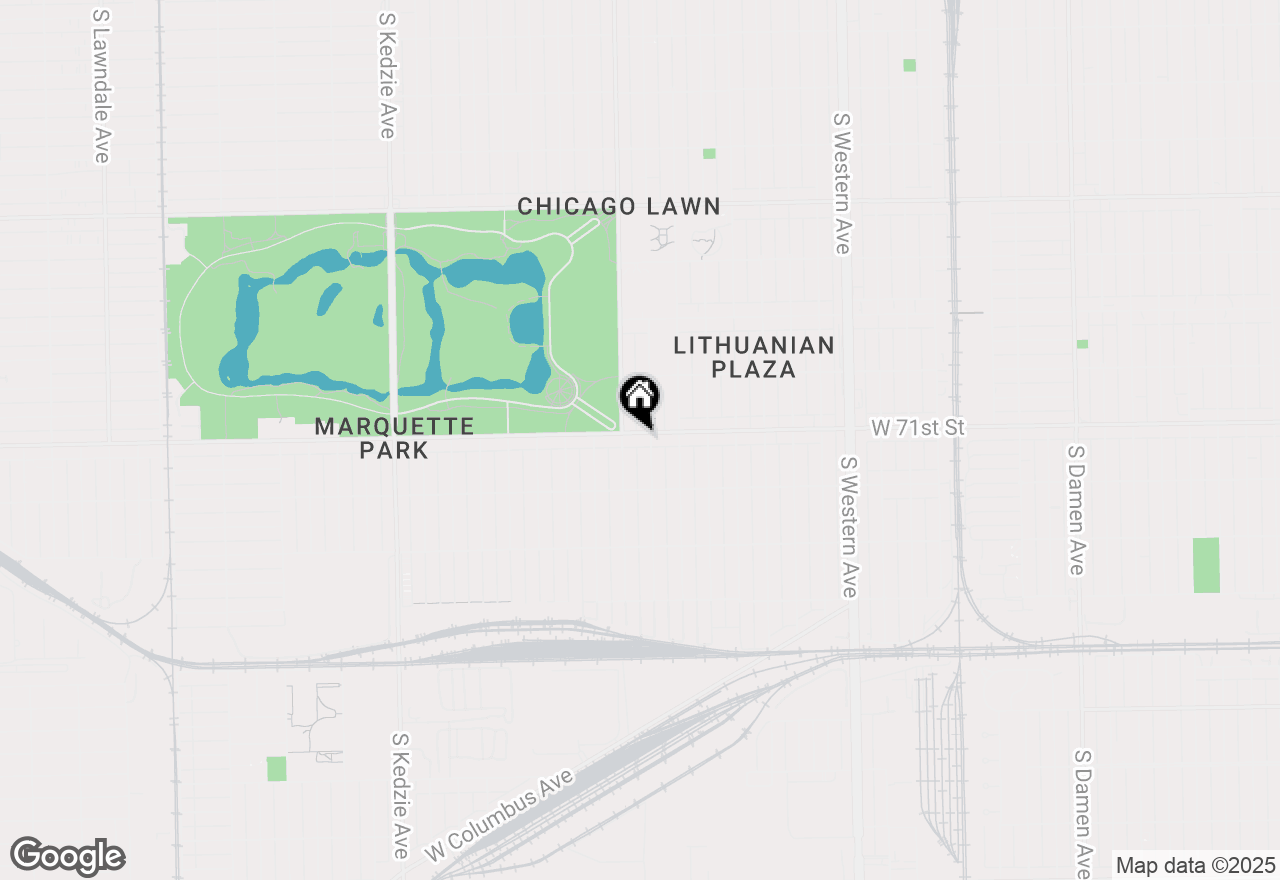 Map of 2743 W 71st Street #1R, Chicago, IL 60629