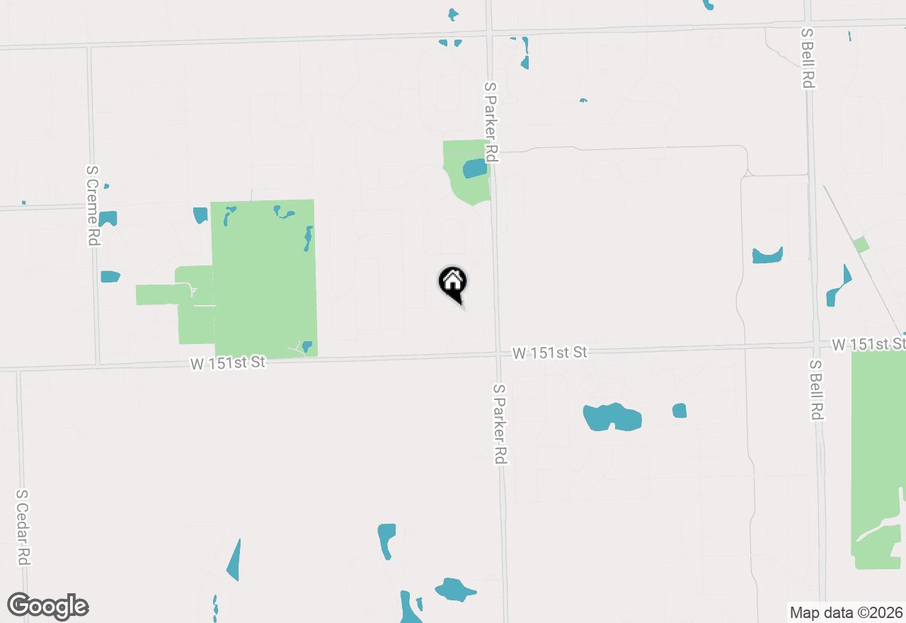 Map of 13707 W Carefree Drive, Homer Glen, IL 60491