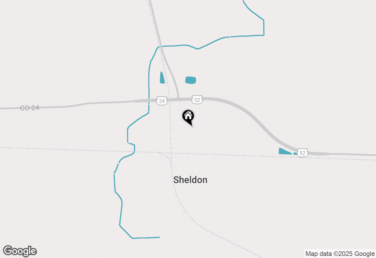 Map of 170 E Iroquois Street, Sheldon, IL 60966