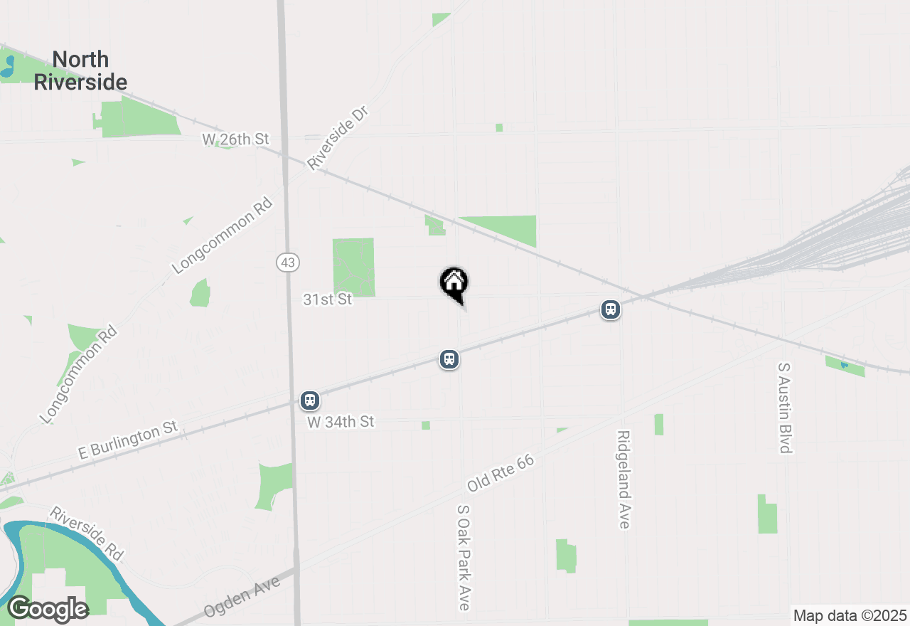 Map of 3118 S Oak Park Avenue, Berwyn, IL 60402