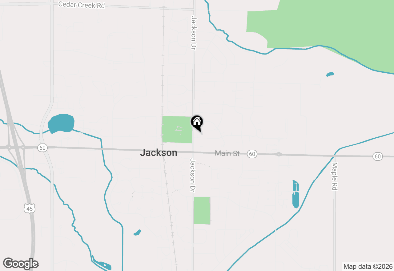 Map of N169W20360 Georgetown Dr #20358, Jackson, WI 53037
