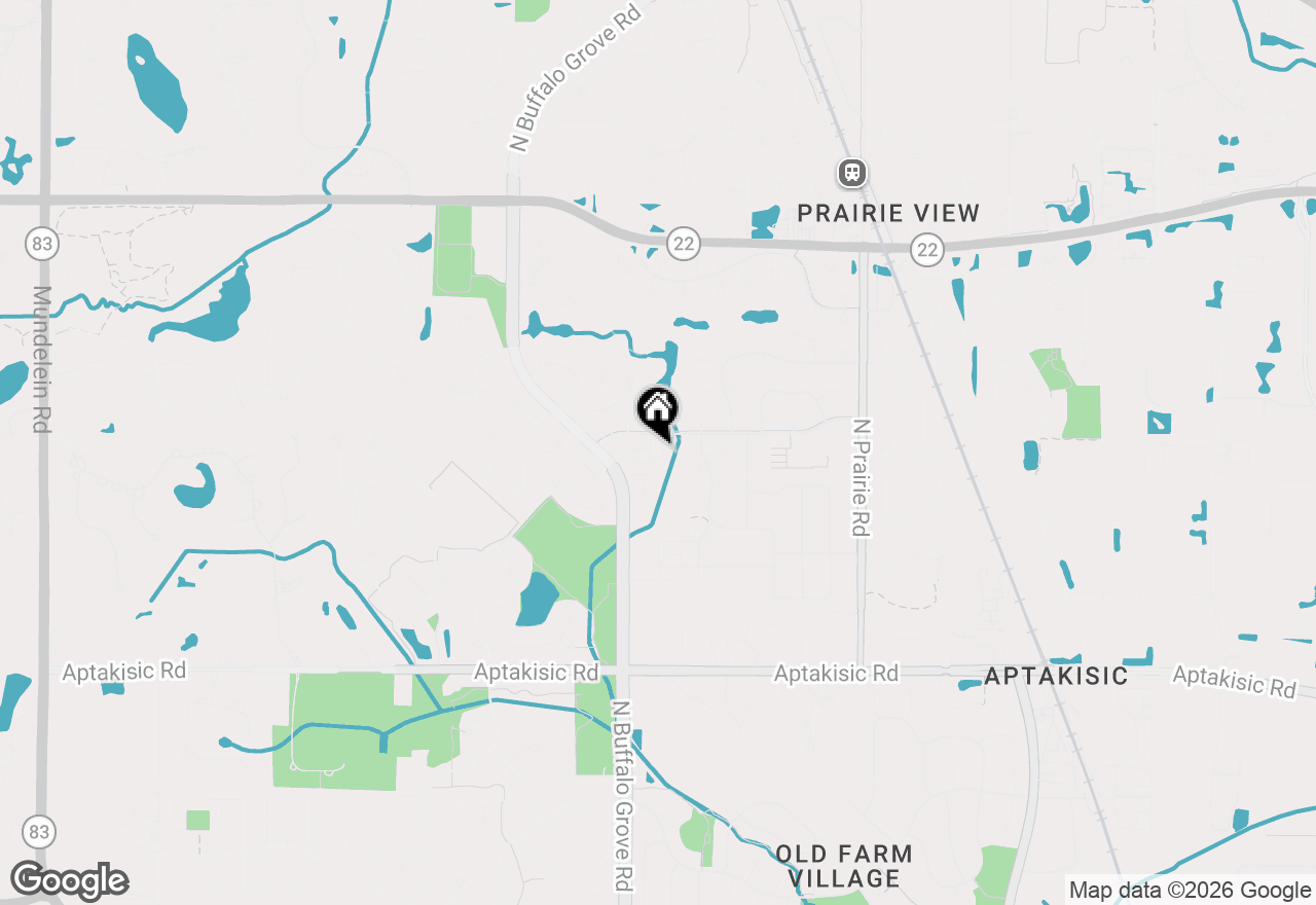 Map of 285 Didier Court, Buffalo Grove, IL 60089
