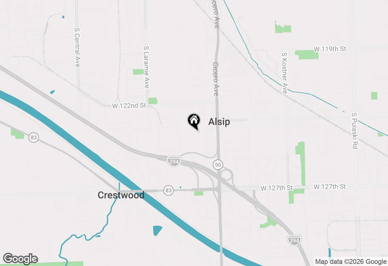 Map of 4913 123rd Place, Alsip, IL 60803