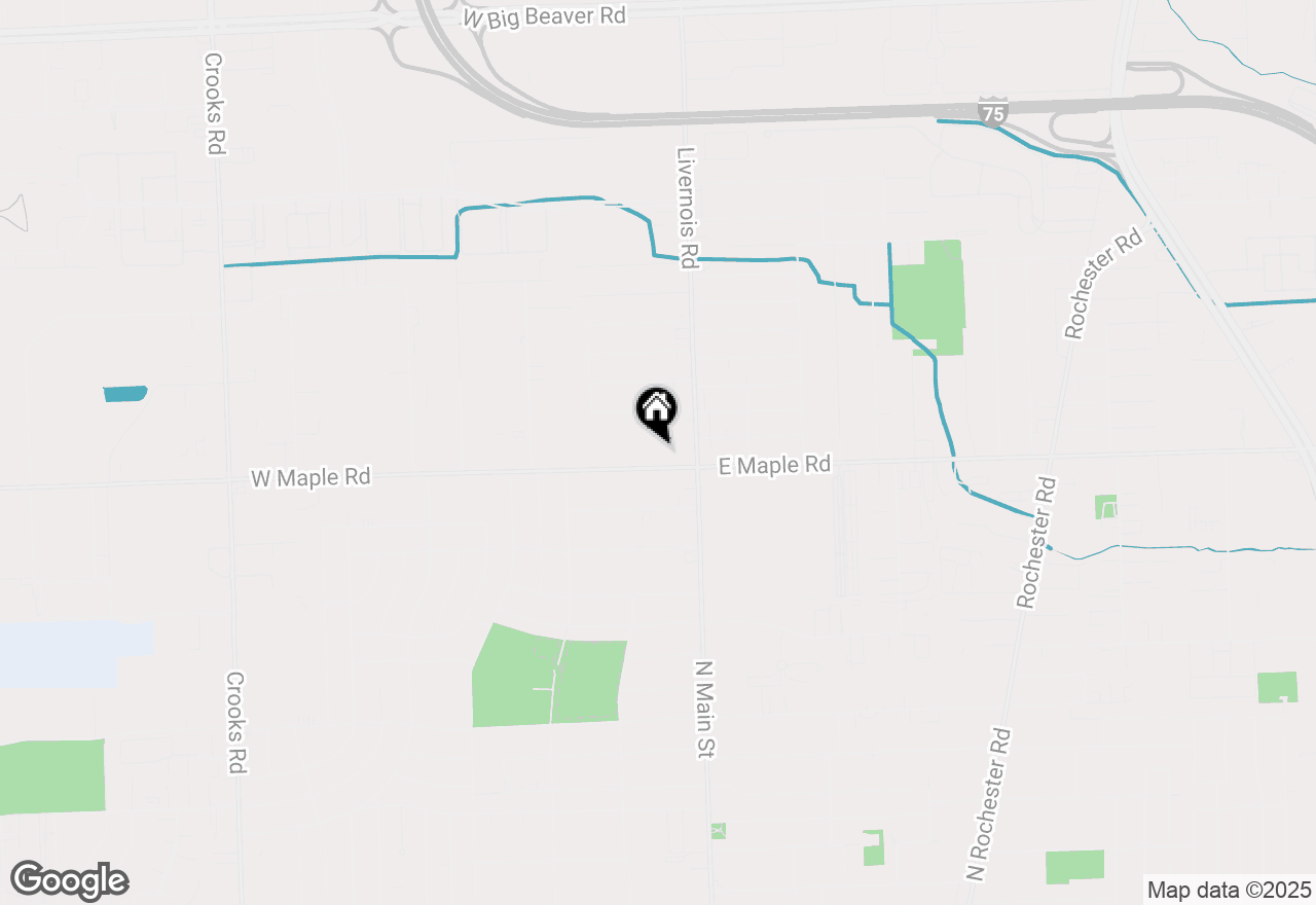 Map of 110 W Maple Road, Troy, MI 48084