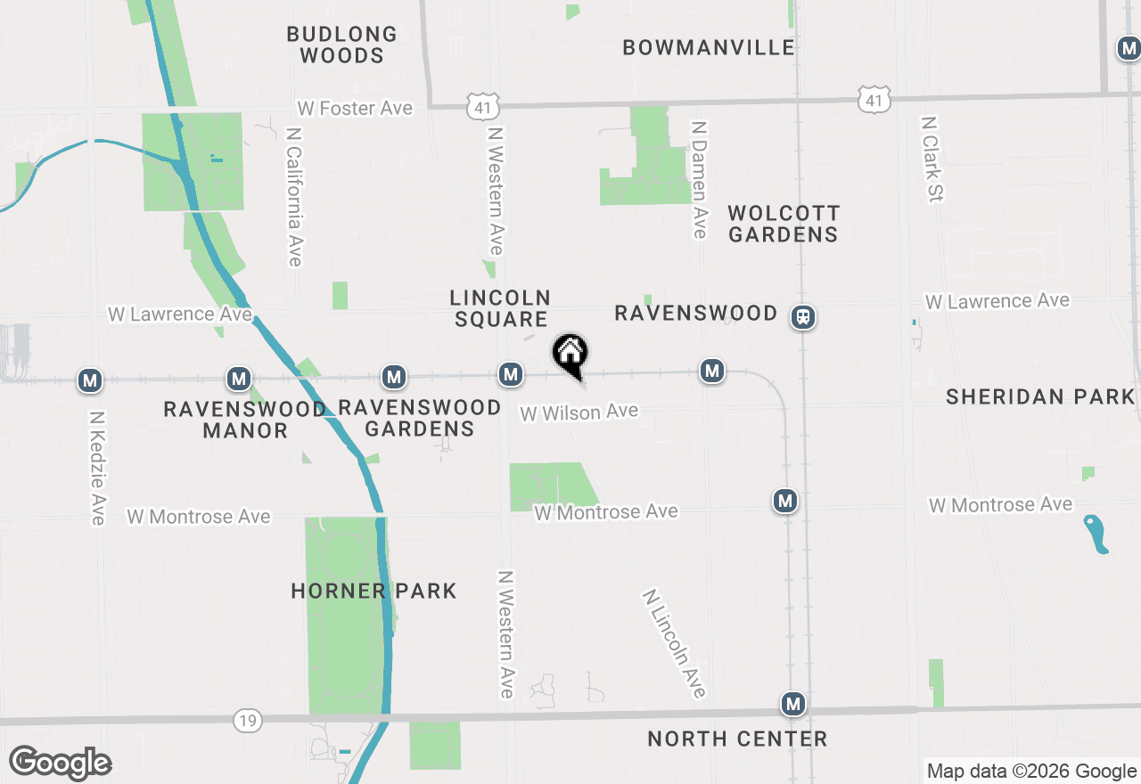 Map of 2241 W Eastwood Avenue #1, Chicago, IL 60625