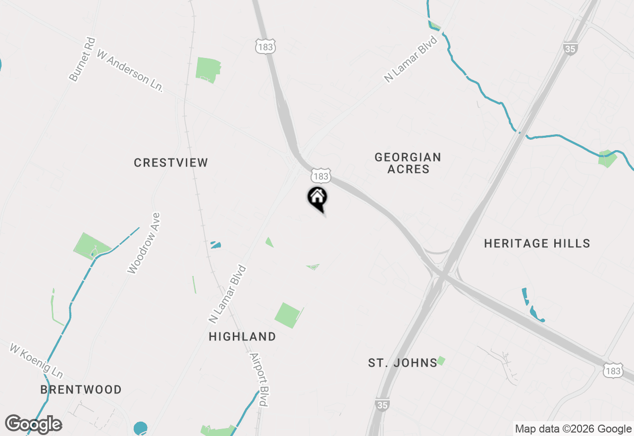 Map of 7635 Guadalupe St #102, Austin, TX 78752