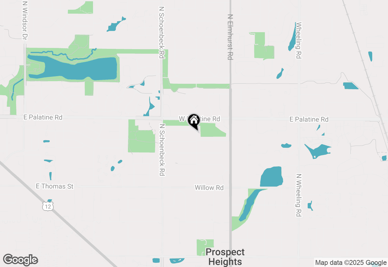 Map of 201 Viola Lane, Prospect Heights, IL 60070