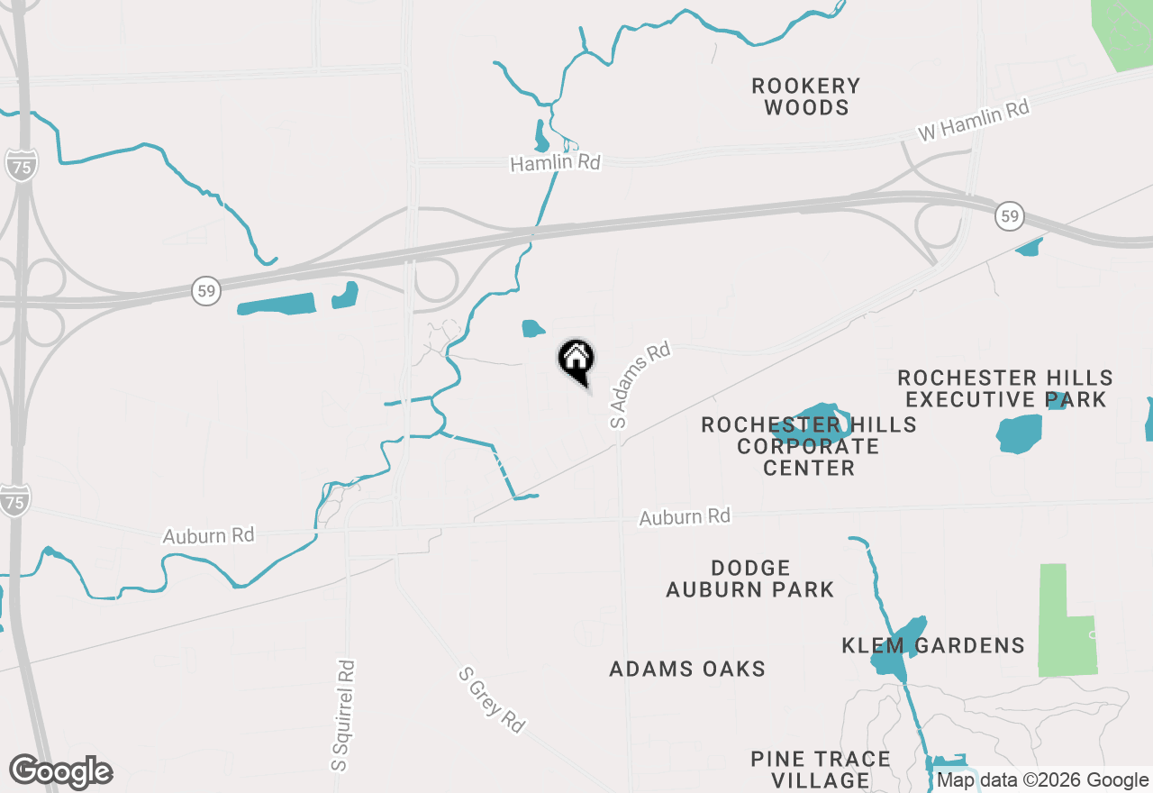 Map of 203 Jotham Avenue, Auburn Hills, MI 48326