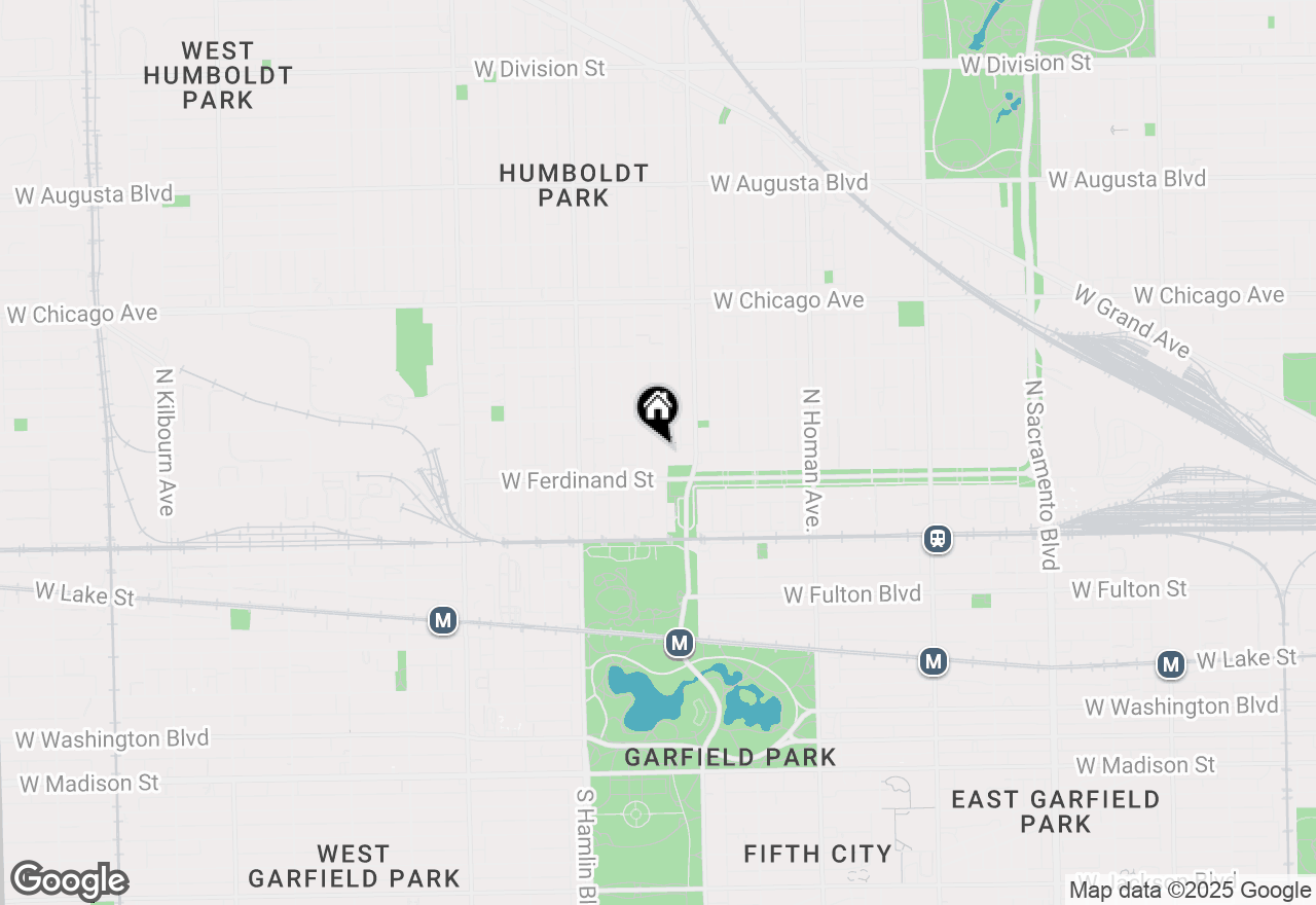 Map of 524 N Monticello Avenue #2, Chicago, IL 60624