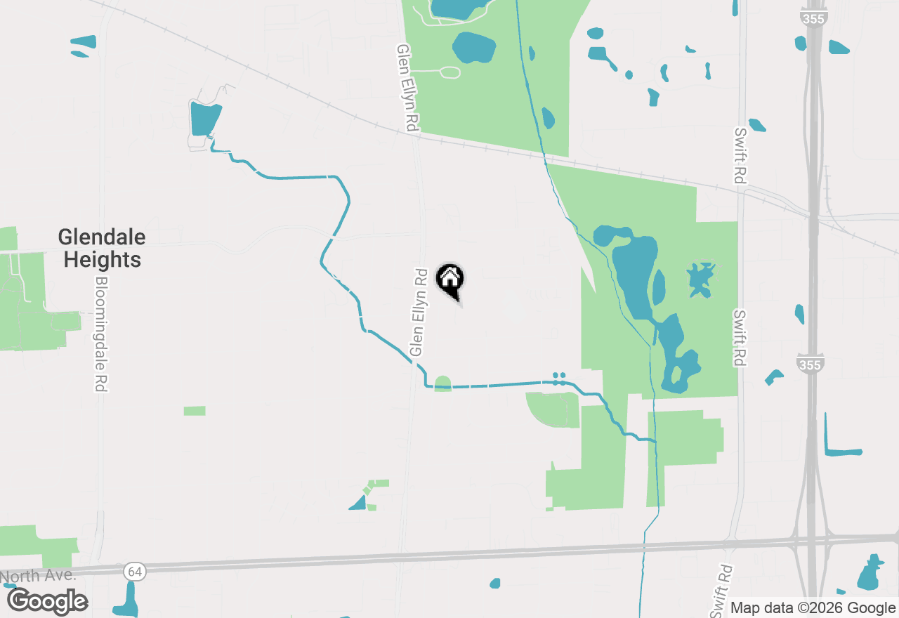 Map of 641 Winthrop Avenue, Glendale Heights, IL 60139