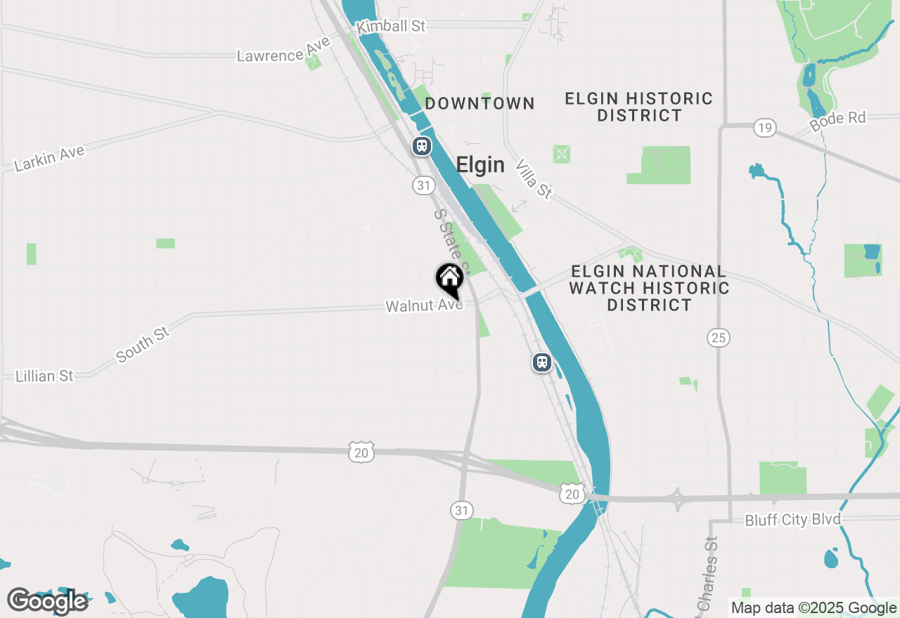 Map of 302 Griswold Street, Elgin, IL 60123