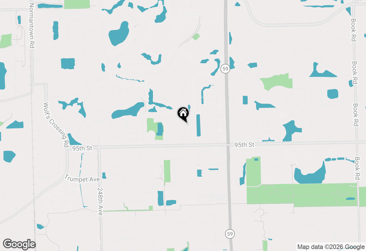 Map of 3404 Interlochen Lane, Naperville, IL 60564