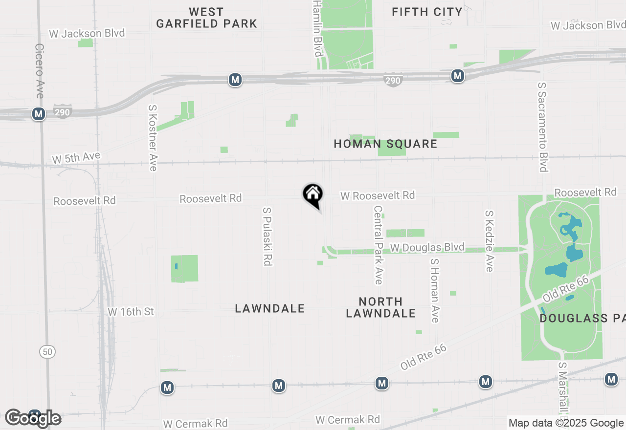 Map of 1239 S Avers Avenue, Chicago, IL 60623